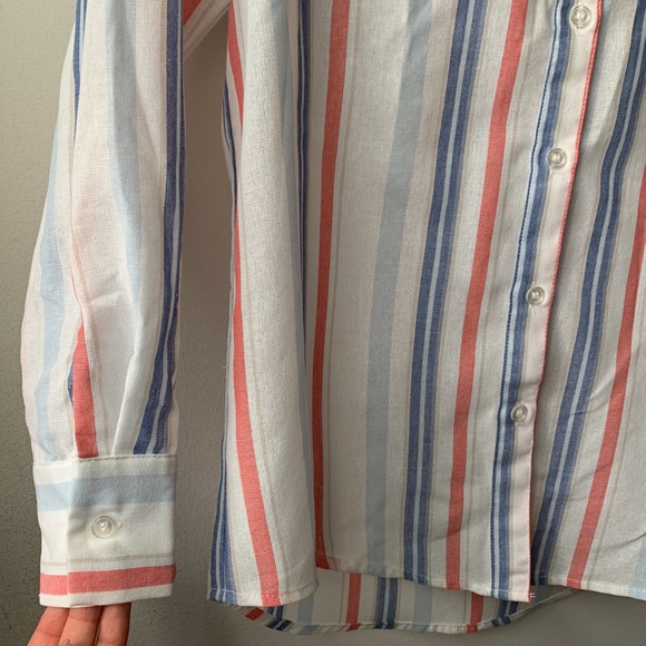 XS Striped Button up Shirt - Picture 3 of 8
